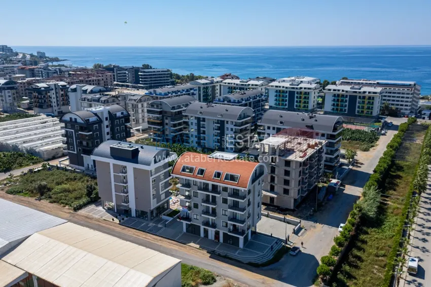 Płynne apartamenty 1+1 w okazyjnej cenie — Alanya, dzielnica Kargicak, 300 metrów od morza 2 