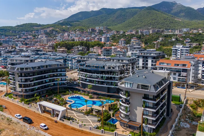 Elegancki kompleks mieszkaniowy premium w Oba, Alanya 2 