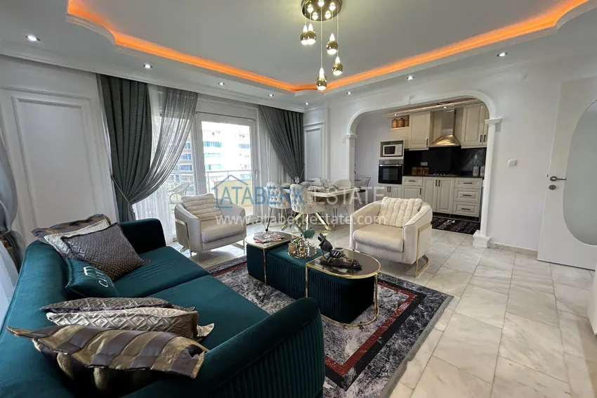 Kupuj  Luksusowy apartament 2+1 w prestiżowym kompleksie przy plaży — Alanya, Mahmutlar 2 