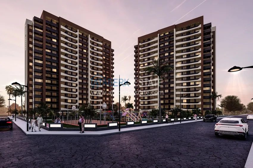 Elitarna rezydencja w budowie w Mersin, dzielnica Tomyuk  2 