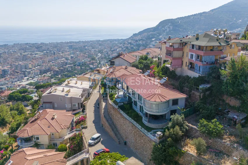 Luksusowa willa w dzielnicy Alanya - Bektash. Panoramiczny widok, stylowy design, odpowiedni dla obywatelstwa! 2 