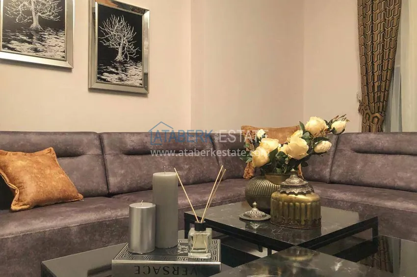 Kupuj  Dwupokojowy apartament z panoramicznym widokiem na morze i góry w centrum Mahmutlar 3 