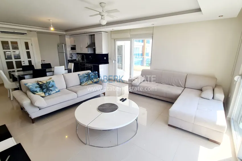 Kupuj  Apartament 2+1 z meblami i widokiem na morze — luksusowy kompleks w Kargicak 3 