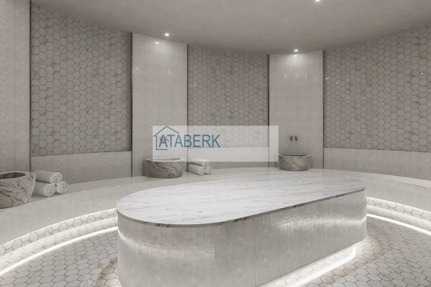 Luksusowy kompleks mieszkaniowy w kurorcie Kundu, Antalya — projekt koncepcyjny typu hotelowego 23 
