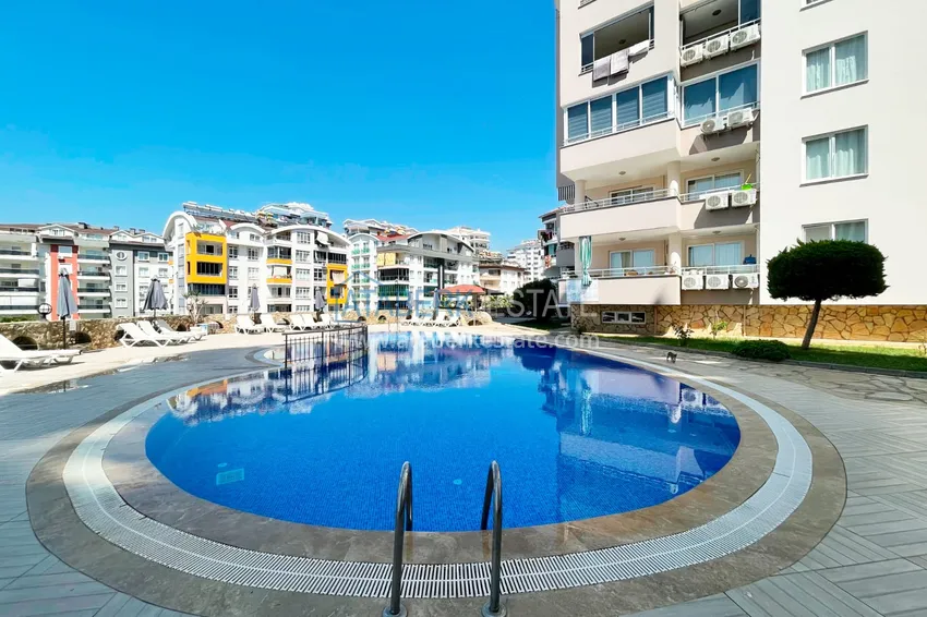 Apartament 2+1 z meblami i widokiem na morze, odpowiedni na zezwolenie na pobyt — Tosmur, Alanya 3 