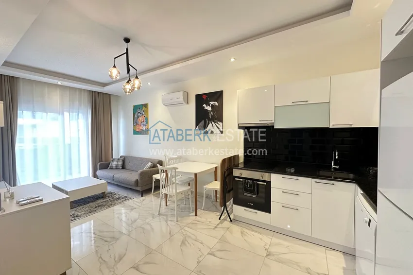 Kupuj  Jednopokojowy apartament z meblami w przytulnym kompleksie — Kestel, Alanya 3 