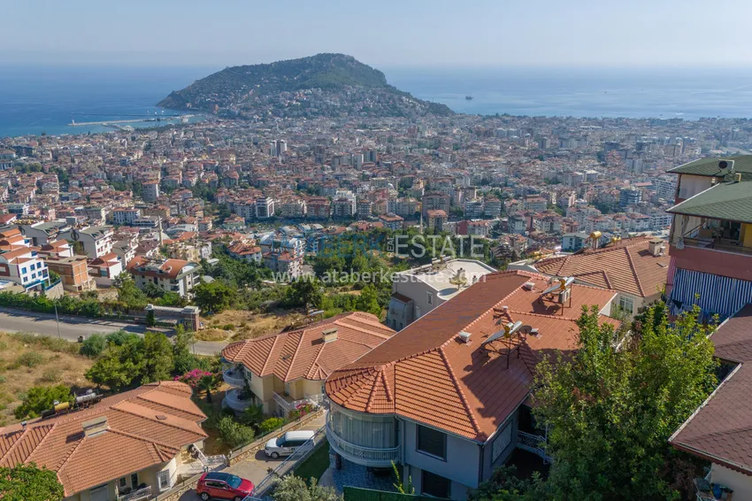 Luksusowa willa w dzielnicy Alanya - Bektash. Panoramiczny widok, stylowy design, odpowiedni dla obywatelstwa! 3 