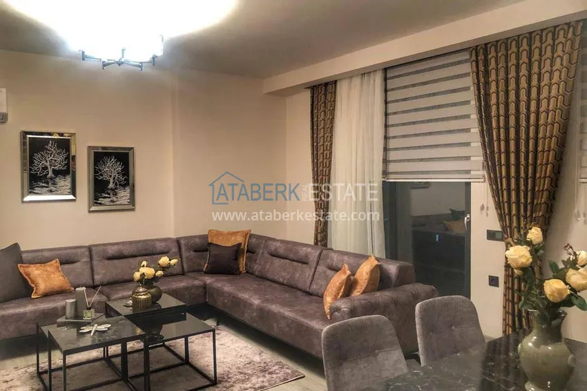 Kupuj  Dwupokojowy apartament z panoramicznym widokiem na morze i góry w centrum Mahmutlar 4 