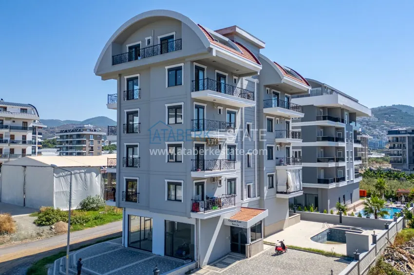 Płynne apartamenty 1+1 w okazyjnej cenie — Alanya, dzielnica Kargicak, 300 metrów od morza 4 