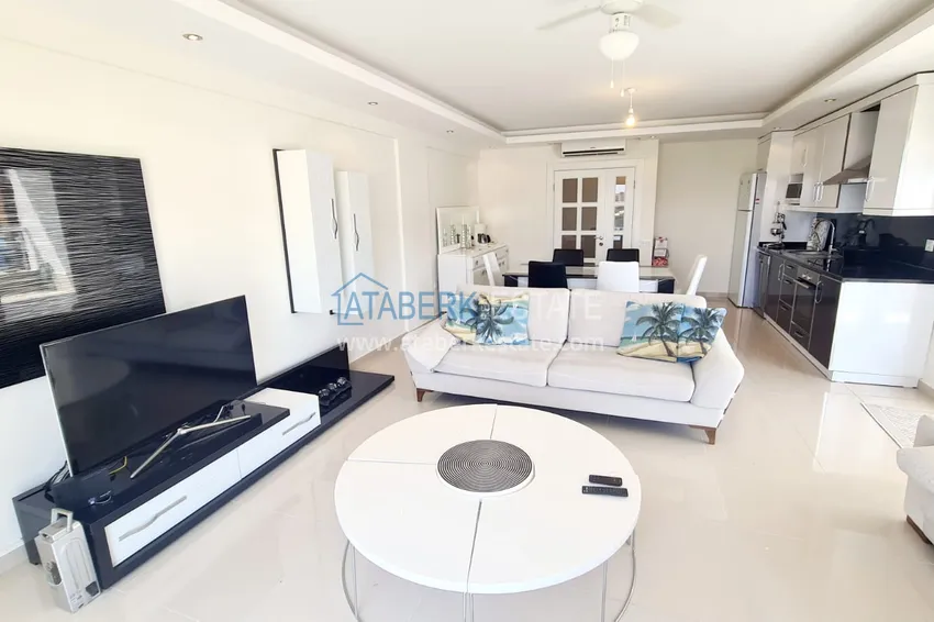 Kupuj  Apartament 2+1 z meblami i widokiem na morze — luksusowy kompleks w Kargicak 4 