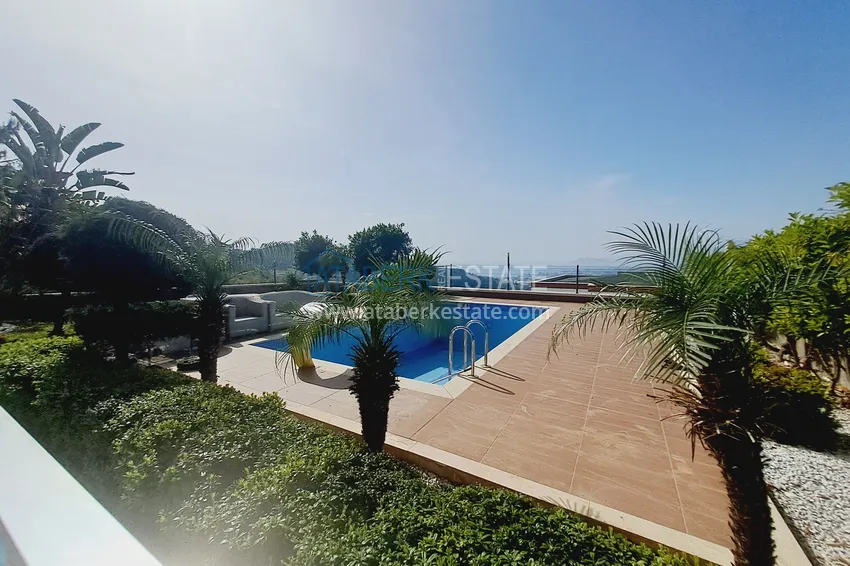 Luksusowa willa z widokiem z meblami i prywatnym basenem w luksusowym kompleksie - Kargicak, Alanya 5 