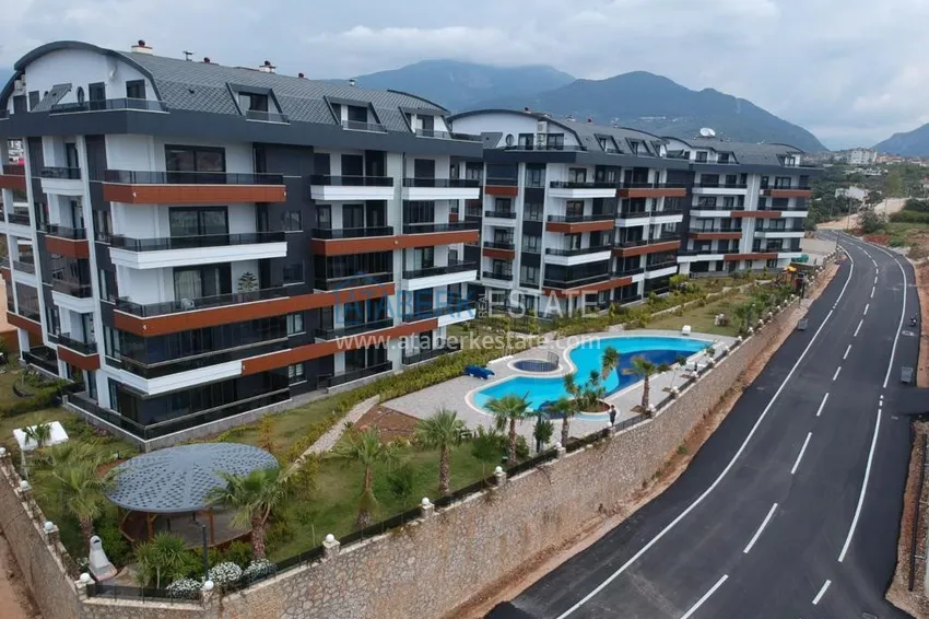 Umeblowane mieszkanie z jedną sypialnią do wynajęcia w prestiżowej rezydencji — dzielnica Oba, Alanya B1 3 
