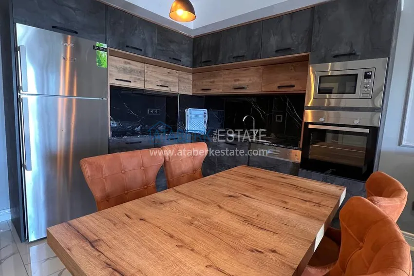 Kupuj  Apartament 1+1 z meblami i widokiem na morze w dzielnicy Cikcilli, Alanya 4 