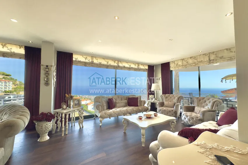 Kupuj  Luksusowa willa w dzielnicy Alanya - Bektash. Panoramiczny widok, stylowy design, odpowiedni dla obywatelstwa! 4 