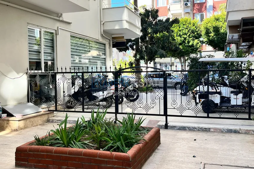 1+1 apartament o powierzchni 72 m2 w centrum Alanyi z nowymi meblami i dwoma balkonami - Plaża Kleopatra 4 