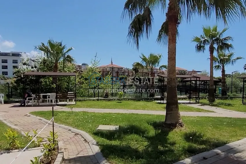 Nieruchomość na zezwolenie na pobyt. Apartament z 2 sypialniami z meblami i widokiem na rzekę Dim — Alanya, Tosmur 5 
