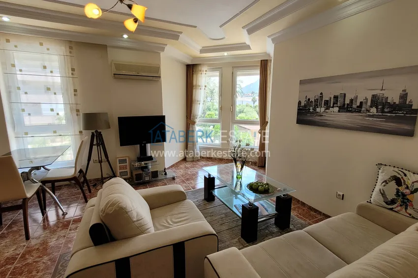 Kupuj  Nieruchomość na zezwolenie na pobyt. Apartament z 2 sypialniami z meblami i widokiem na rzekę Dim — Alanya, Tosmur 4 