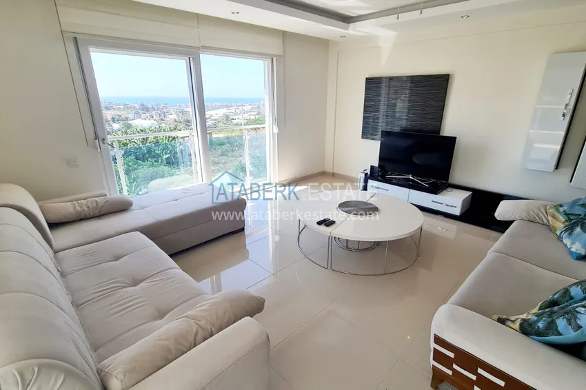 Kupuj  Apartament 2+1 z meblami i widokiem na morze — luksusowy kompleks w Kargicak 5 