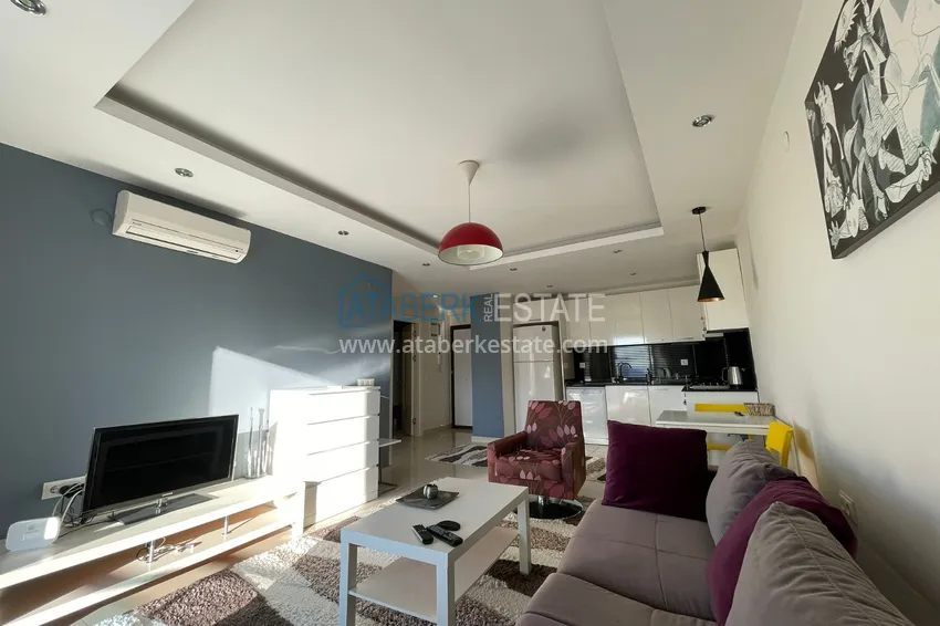 Kupuj Apartament 1+1 z meblami i możliwością uzyskania zezwolenia na pobyt i obywatelstwo — dzielnica Cikcilli, Alanya 5 