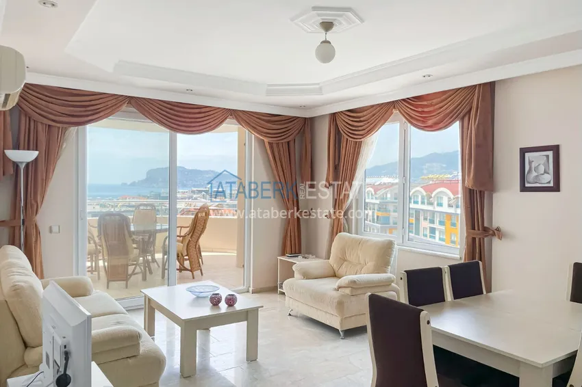 Kupuj  Apartament 2+1 z meblami i widokiem na morze, odpowiedni na zezwolenie na pobyt — Tosmur, Alanya 6 