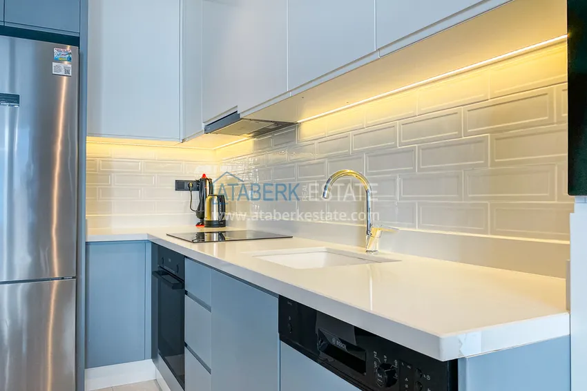 Kupuj Jednopokojowy apartament w nowoczesnym kompleksie — centrum Alanyi, plaża Kleopatra 5 