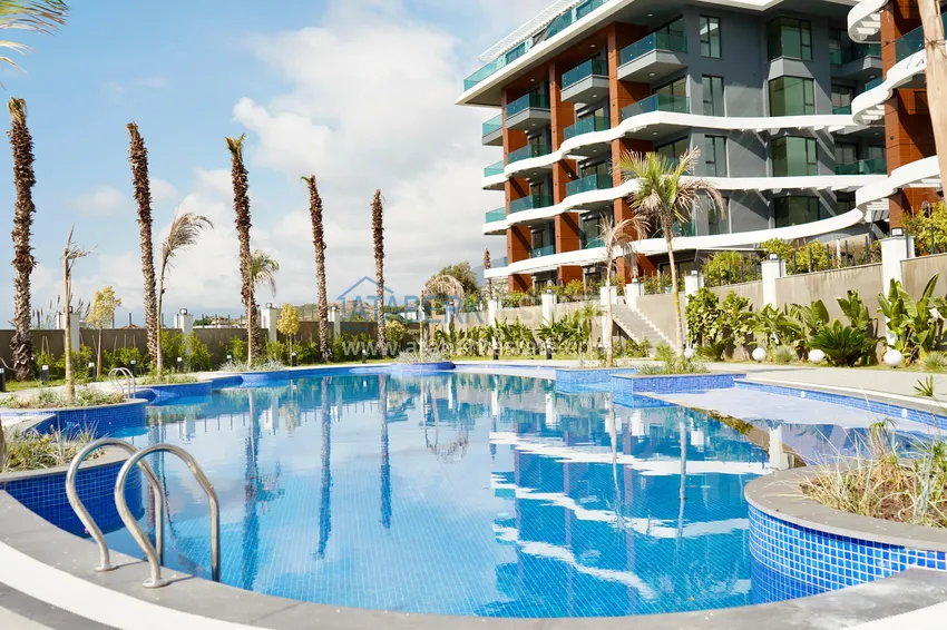 Dobrze wykończony apartament z jedną sypialnią w komfortowej rezydencji — dzielnica Kargicak, Alanya 5 