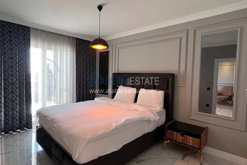 Kupuj  Apartament 1+1 z meblami i widokiem na morze w dzielnicy Cikcilli, Alanya 5 