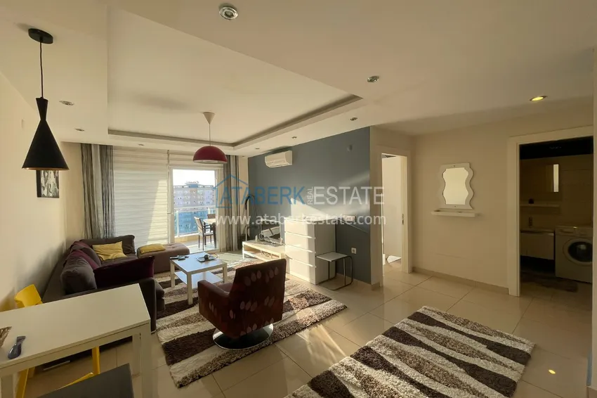 Kupuj Apartament 1+1 z meblami i możliwością uzyskania zezwolenia na pobyt i obywatelstwo — dzielnica Cikcilli, Alanya 6 