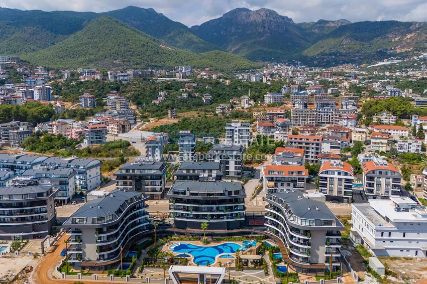 Elegancki kompleks mieszkaniowy premium w Oba, Alanya 6 