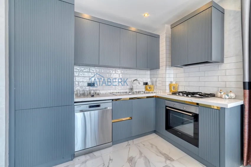Kupuj  Dwupoziomowy penthouse 2+1 z nowymi meblami i widokiem na góry w Oba, Alanya 7 