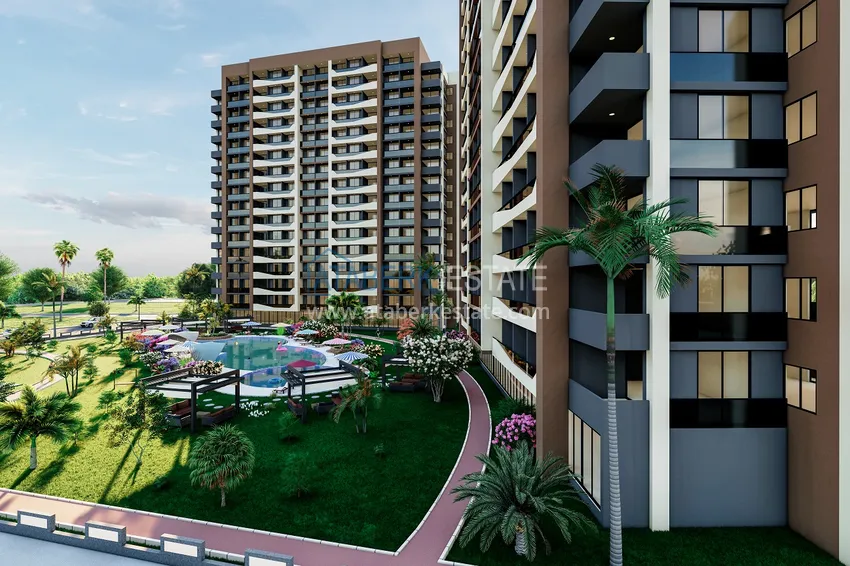 Elitarna rezydencja w budowie w Mersin, dzielnica Tomyuk  6 