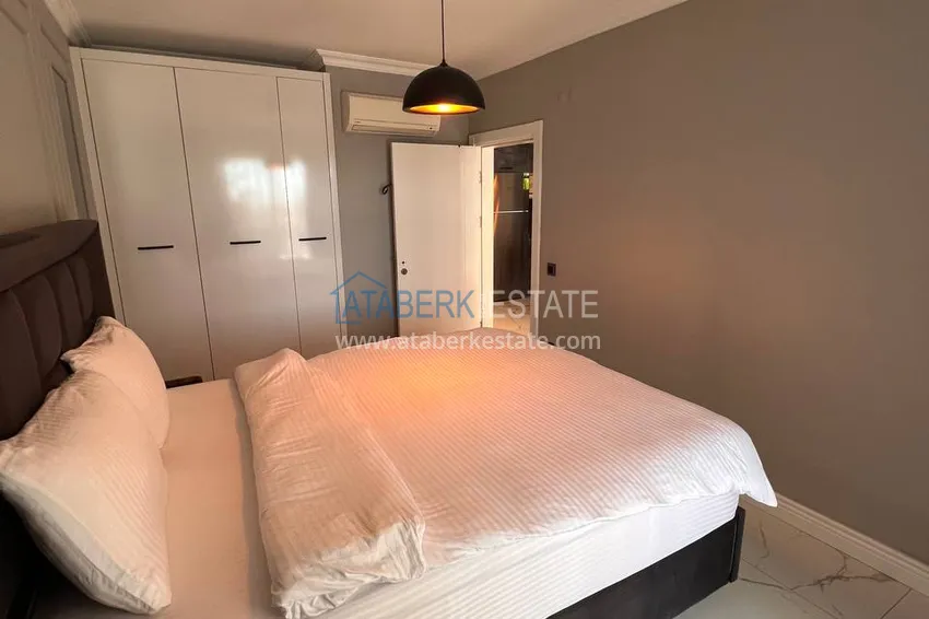 Kupuj  Apartament 1+1 z meblami i widokiem na morze w dzielnicy Cikcilli, Alanya 6 