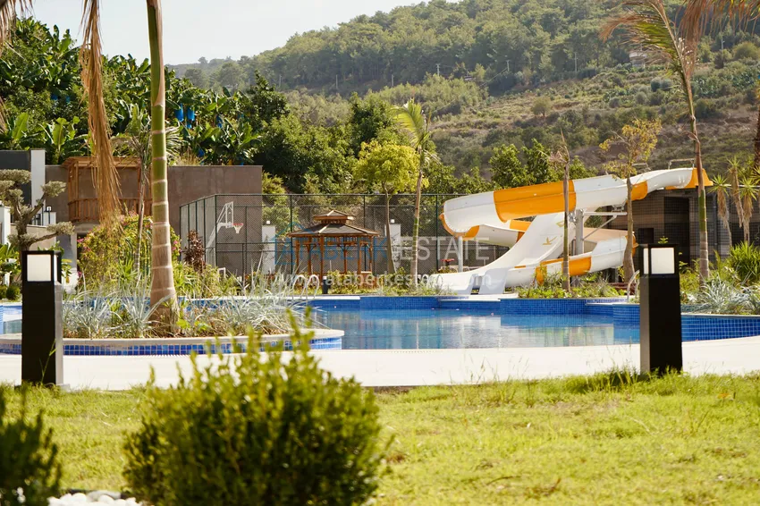 Dobrze wykończony apartament z jedną sypialnią w komfortowej rezydencji — dzielnica Kargicak, Alanya 6 