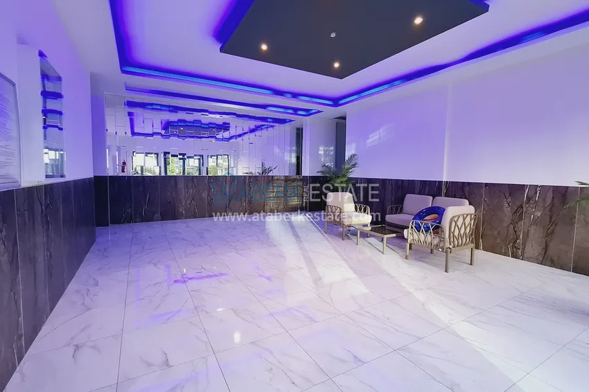 Jednopokojowy apartament z meblami w przytulnym kompleksie — Kestel, Alanya 9 