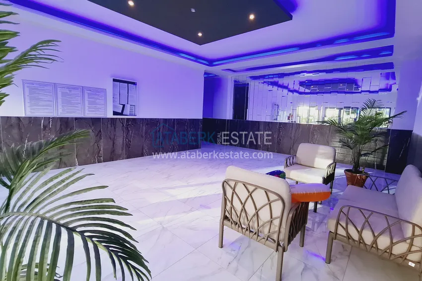 Jednopokojowy apartament z meblami w przytulnym kompleksie — Kestel, Alanya 11 