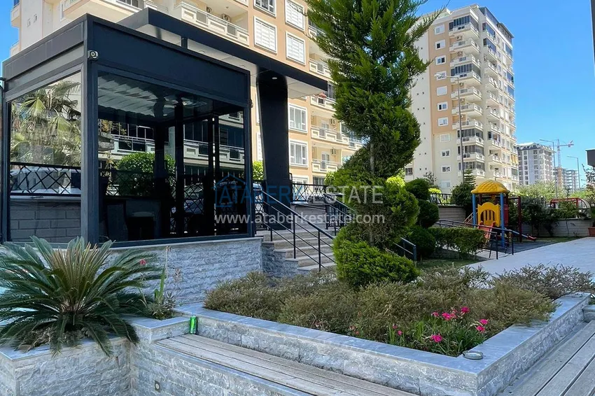 Dwupokojowy apartament z panoramicznym widokiem na morze i góry w centrum Mahmutlar 7 