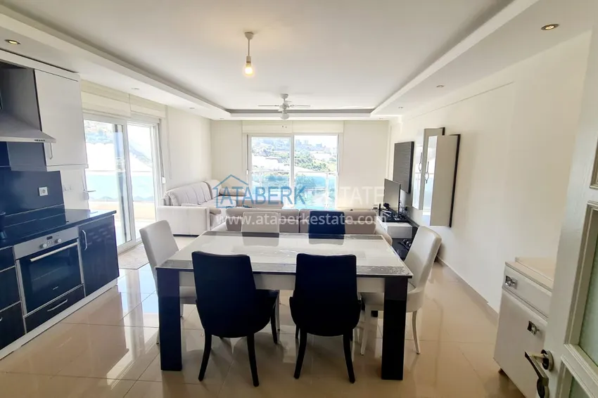 Kupuj  Apartament 2+1 z meblami i widokiem na morze — luksusowy kompleks w Kargicak 7 