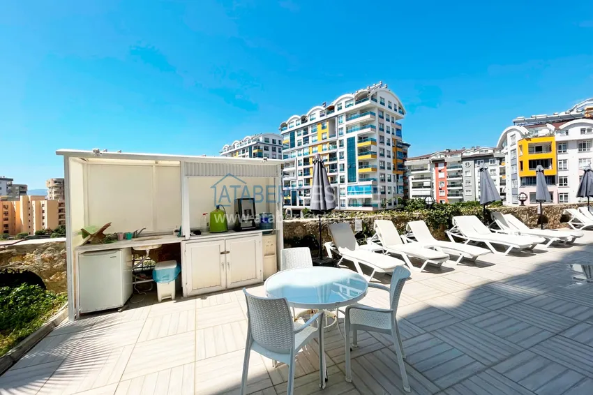 Apartament 2+1 z meblami i widokiem na morze, odpowiedni na zezwolenie na pobyt — Tosmur, Alanya 7 