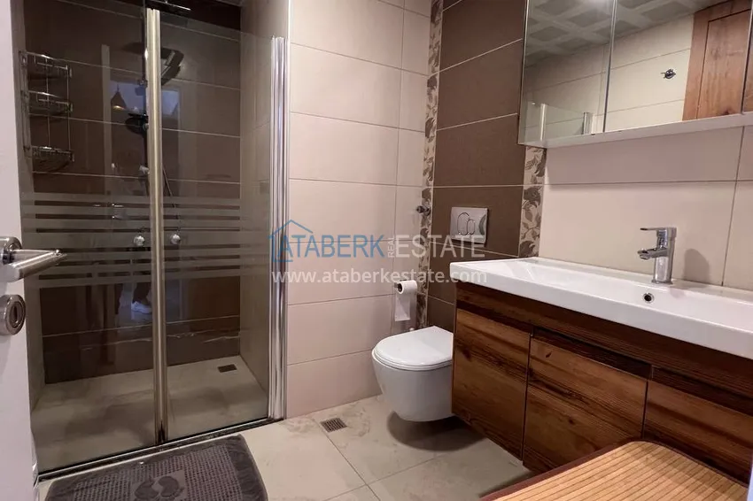 Kupuj  Apartament 1+1 z meblami i widokiem na morze w dzielnicy Cikcilli, Alanya 7 