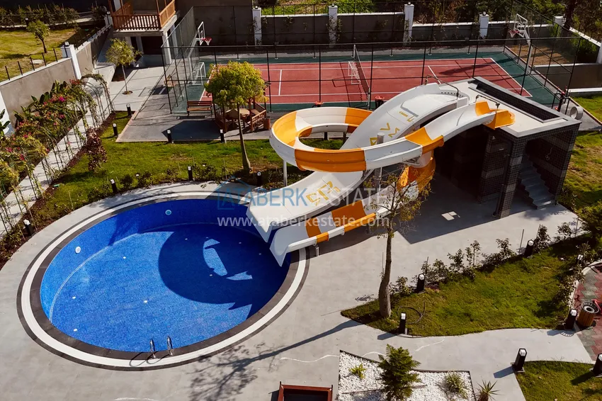 Dobrze wykończony apartament z jedną sypialnią w komfortowej rezydencji — dzielnica Kargicak, Alanya 7 