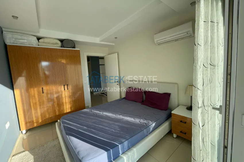 Kupuj Apartament 1+1 z meblami i możliwością uzyskania zezwolenia na pobyt i obywatelstwo — dzielnica Cikcilli, Alanya 8 