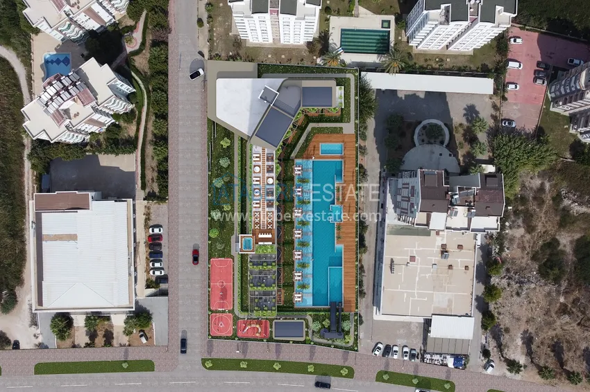 Luksusowy kompleks mieszkaniowy w kurorcie Kundu, Antalya — projekt koncepcyjny typu hotelowego 8 