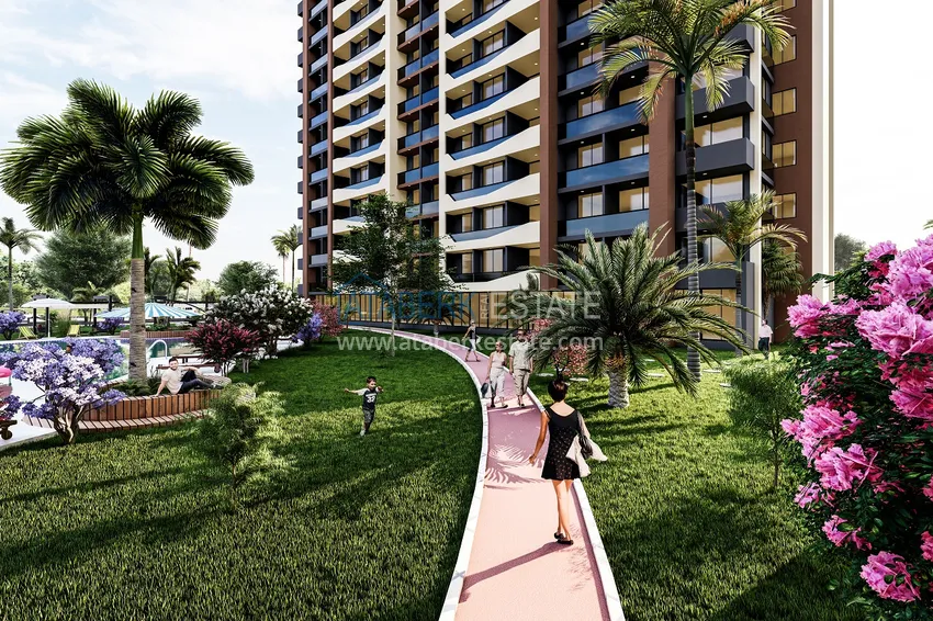 Elitarna rezydencja w budowie w Mersin, dzielnica Tomyuk  8 