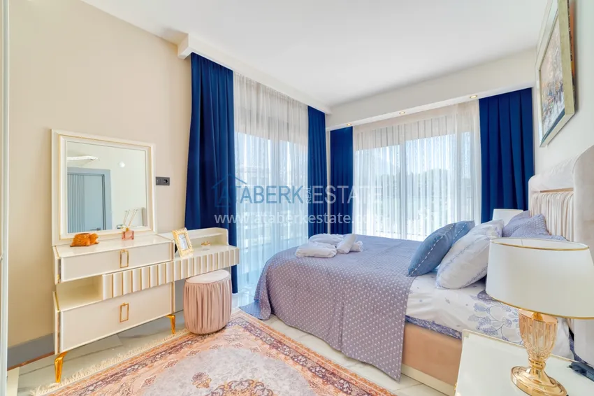 Kupuj  Dwupoziomowy penthouse 2+1 z nowymi meblami i widokiem na góry w Oba, Alanya 9 