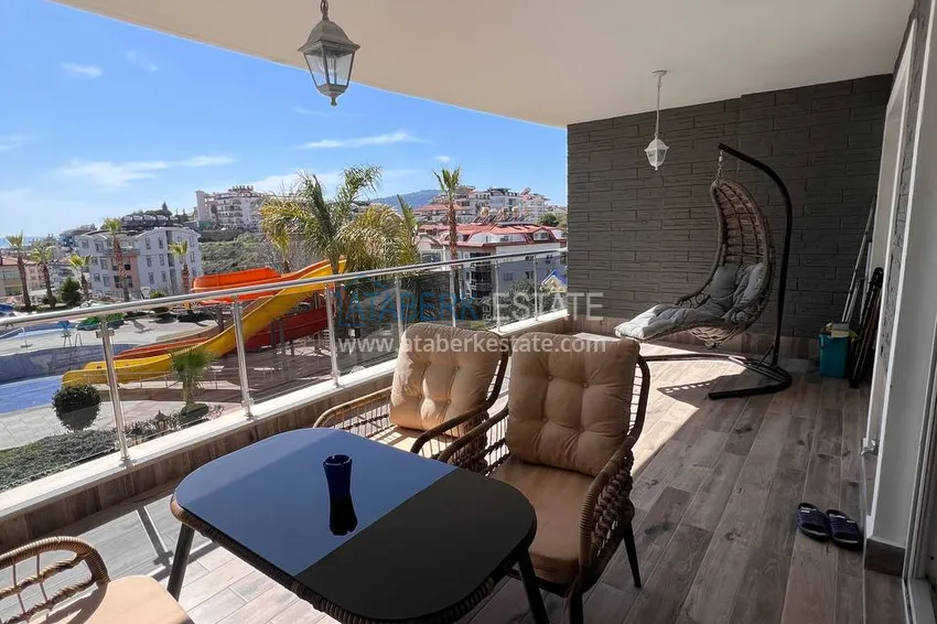 Kupuj  Apartament 1+1 z meblami i widokiem na morze w dzielnicy Cikcilli, Alanya 8 