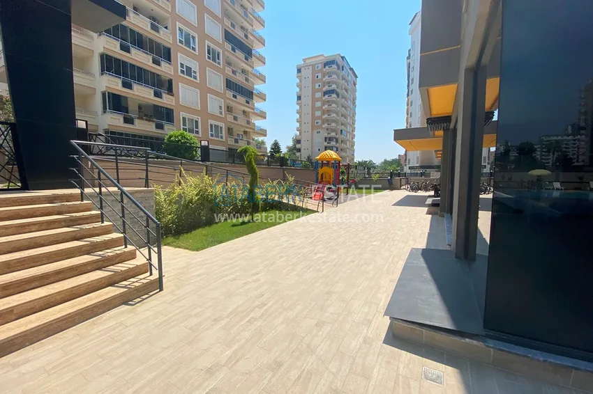 Dwupokojowy apartament z panoramicznym widokiem na morze i góry w centrum Mahmutlar 8 