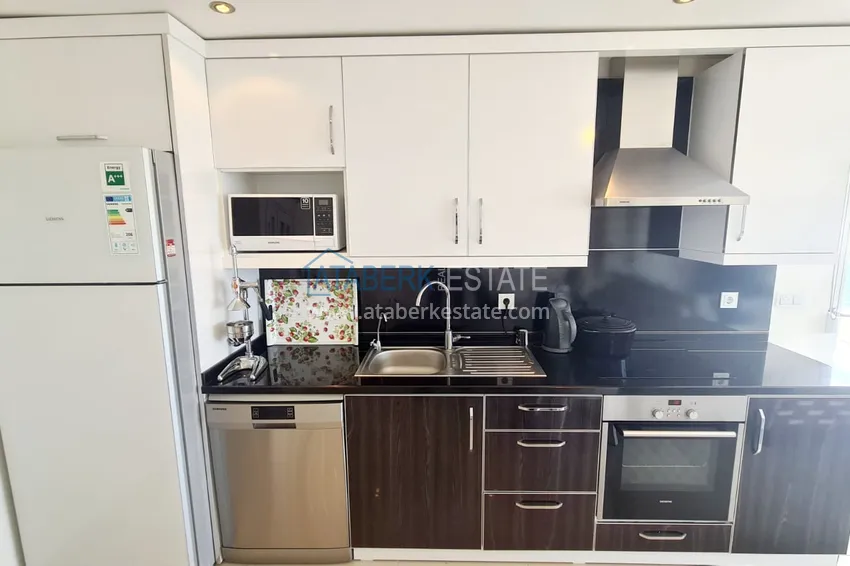 Kupuj  Apartament 2+1 z meblami i widokiem na morze — luksusowy kompleks w Kargicak 9 