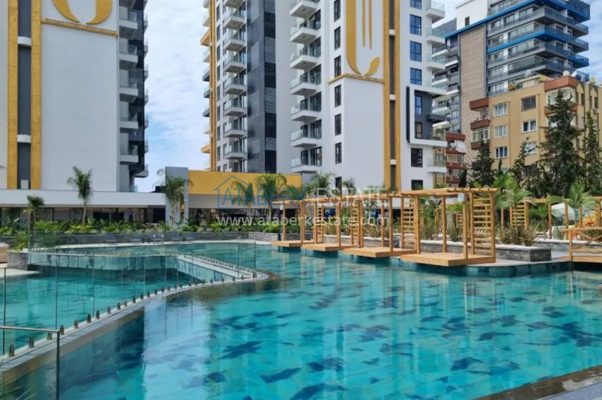 Apartament przy plaży z bezpośrednim widokiem na morze w Alanya, dzielnica Mahmutlar 11 