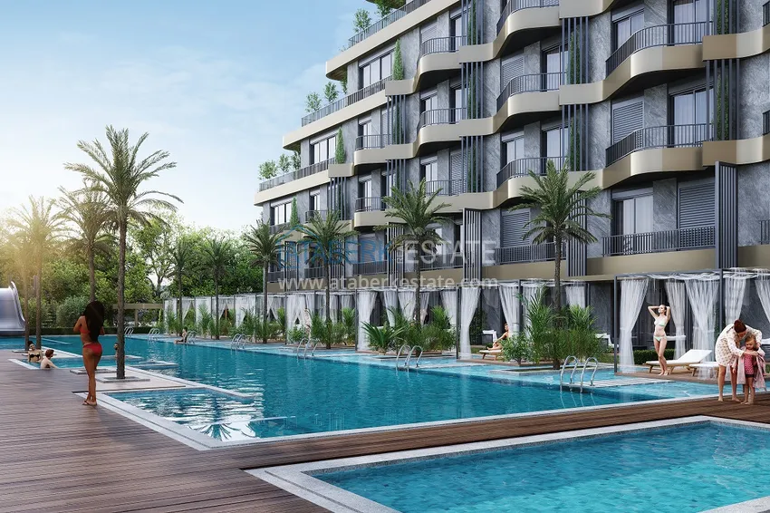 Luksusowy kompleks mieszkaniowy w kurorcie Kundu, Antalya — projekt koncepcyjny typu hotelowego 9 