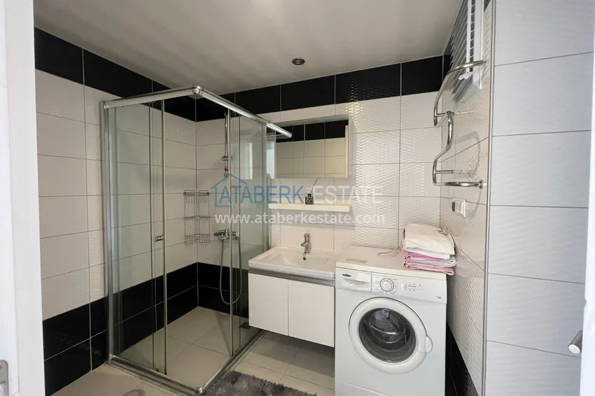 Kupuj Apartament 1+1 z meblami i możliwością uzyskania zezwolenia na pobyt i obywatelstwo — dzielnica Cikcilli, Alanya 9 